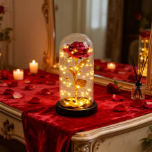 Abat-jour rose lumineux décoratif de bureau (1 pièce)