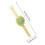 Watch Fan Battery-Powered Portable Mini Fan Yellow 2