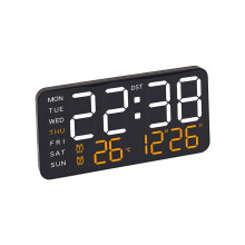 Réveil numérique avec affichage LED de la date et de la température
