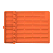 Grill Accessories Mat Orange for Safe Cooking 1 Piece