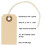 Manila Paper Tags with String 100 pcs 2 3/4" x 1 3/8" 5