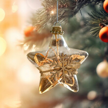 Boules de Noël en velours, 4 en 12 pièces