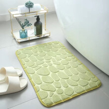 Ensemble de tapis de bain en mousse à mémoire de forme, lot de 2, antidérapants et absorbants