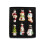 Ensemble de 6 décorations de Noël en verre style vintage 1