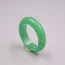 Women's Chinese Green Jadeite Ring Genuine Natural Jade