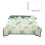 King Bedspread Green Botanical Print 100% Cotton Quilted 2