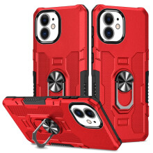 iPhone11 Ανθεκτική θήκη Defender με βάση δαχτυλιδιού και