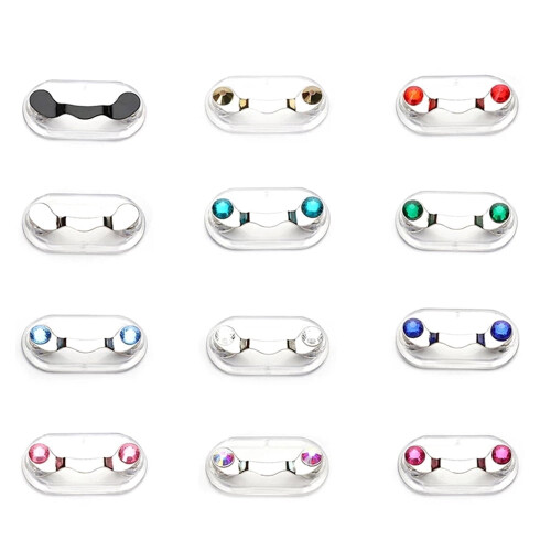 Magnetic Eyeglass Holder Set 4 Pieces 12 Colors