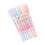 Regenbogen-Pastell-Textmarker mit Kappe (1 Stück) 1