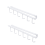 Overdoor Kitchen Utensils Organizer Rack White 2