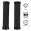 Mountain Bike Grips ABS Black with Lock Ring 1 Set 7