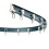 Rail de rideau flexible en aluminium, gris, fixation plafond/mur 1