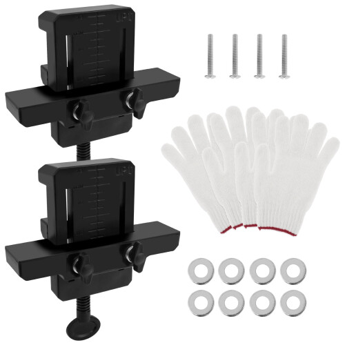 Cabinet Door Mounting Jig Adjustable Woodworking Locator 2