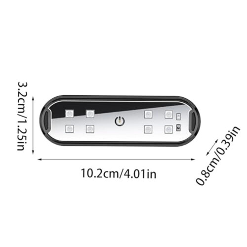 LED Car Door Sill Welcome Light Wireless USB Rechargeable 2 1