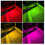 LED Car Door Sill Welcome Light Wireless USB Rechargeable 2 3