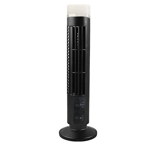 Bladeless Tower Fan Black 3 Speeds 90 Oscillation 1