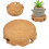 Wooden Teapot Base Round Display Stand 1 Piece 2