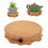 Wooden Teapot Base Round Display Stand 1 Piece 6