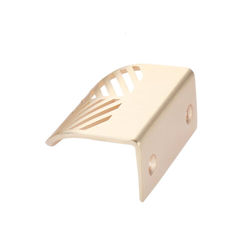 Leaf Shaped Pull Handle Zinc Alloy Gold 1 5 or 10 pcs 1