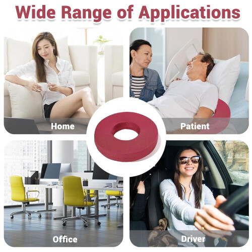 Donut Tailbone Cushion Circular Anti-Bedsore 2 Pcs 1