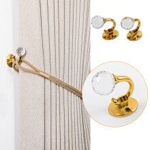 Curtain Tie Backs Alloy Wall Mounted 2 PCS