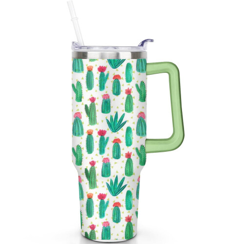 Ποτήρι από ανοξείδωτο ατσάλι Cactus 40oz με μόνωση κενού αέρος