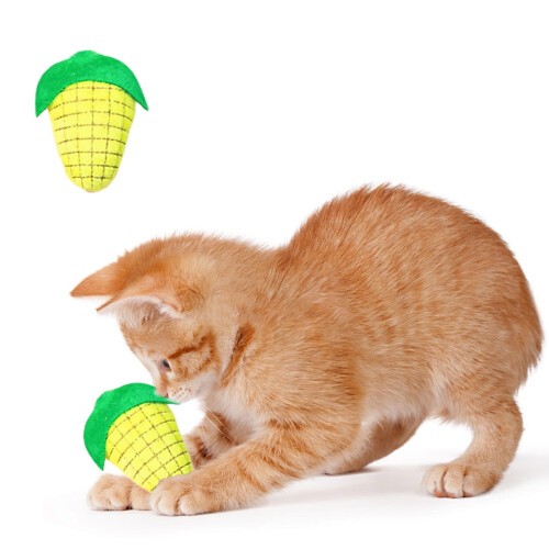 Παιχνίδι μάσημα Catnip σε σχήμα καλαμποκιού 1 τεμάχιο