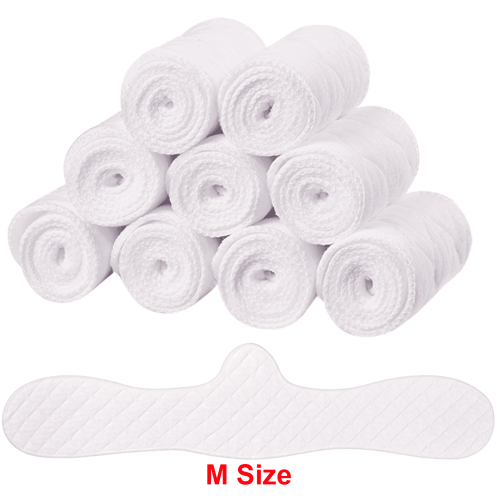 Cotton Bra Liners Reusable 3-Layer 9 Pcs