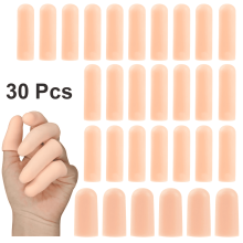 Doigtiers en silicone pour gerçures et dermatite (30 pièces)