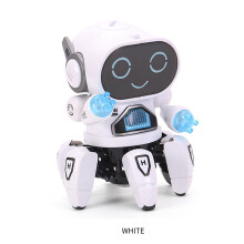 Robot danseur avec lumières et musique pour l'éveil des tout-petits