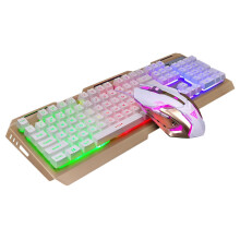 UHUYA Gaming Keyboard and Mouse Combo 104-Key Mechanical