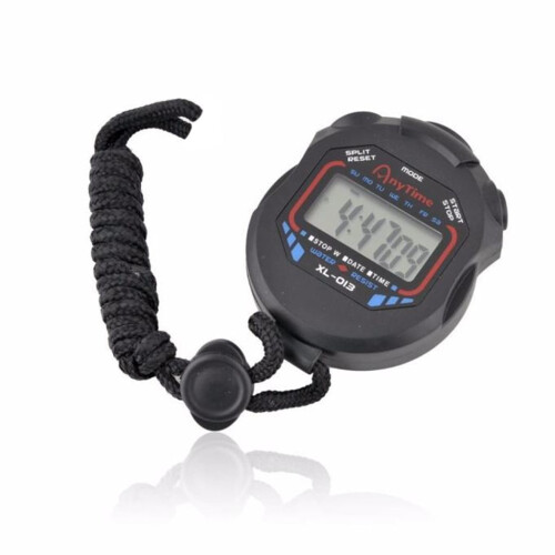 Digital Handheld LCD Chronograph Stopwatch Timer