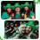 Cowboy Hat LED Green Shamrocks 1 Piece 4