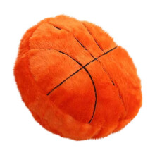 Furry Football Pillow 14 Inch Soft Plush Soccer Decor