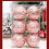Macaron Blue Frosted Christmas Balls 6 pcs 1