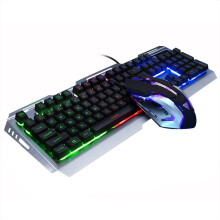 UHUYA Gaming Keyboard and Mouse Combo Mechanical RGB Wired
