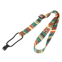 Clip-on ukeleleband Etnische stijl ukeleleband Verstelbare print