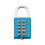 Combination Padlock 10-Digit Password Lock for Luggage 2