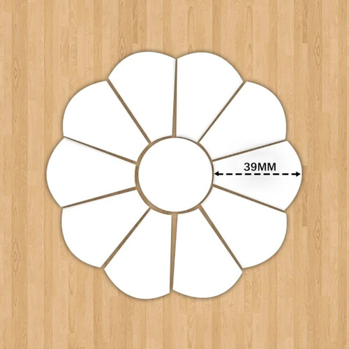 Dresden Flower Quilting Template Hard-Coated Reusable Paper