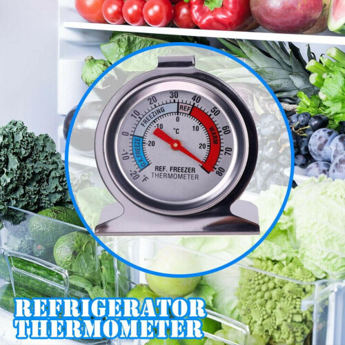 Refrigerator Thermometer Dial Dual-Scale 20–80F