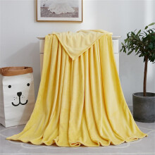 Coral Orange Throw Blanket French Fleece 50x60 inches