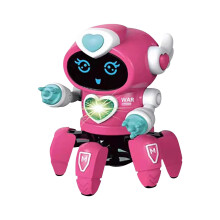 Robot danseur avec lumières et musique pour l'éveil des tout-petits