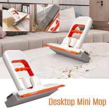 Mini balai pliable mains libres pour le nettoyage de bureau (1 pièce)
