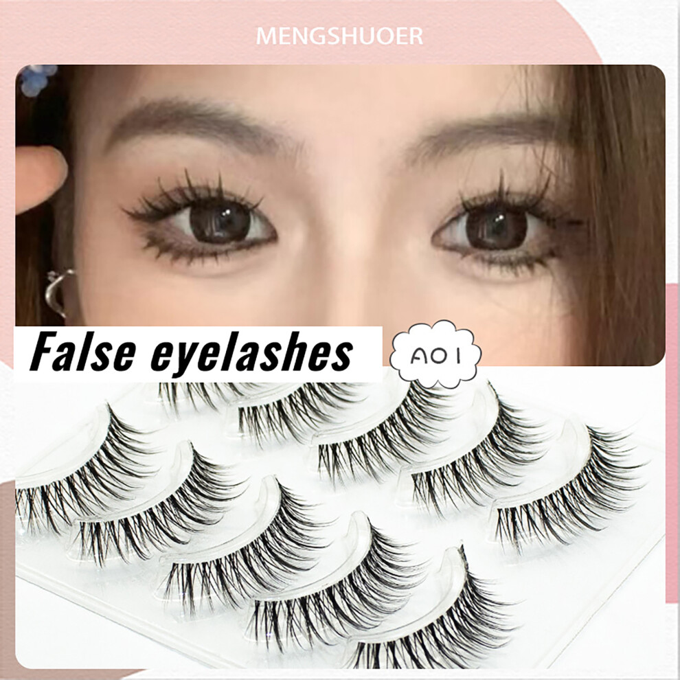 Dcph-Clothing Reusable False Lashes, Cruelty-Free, Tapered Ends