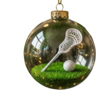Ensemble de décorations de boules de sport en verre cristal