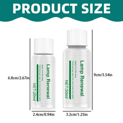 Headlight Restoration Fluid 50ml for Scratches Yellowing 2