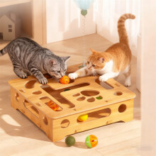 Interaktive Buddelbox für Katzen und kleine Hunde mit