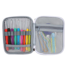 Crochet Hooks Set Ergonomic Soft Grip 72 Pieces