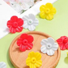 NICEXMAS Plastic Hummingbird Feeder Flowers 15 pcs