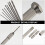 Hand Drill Set for Jewelers 3.34 x 0.59 x 0.59 Inch 8